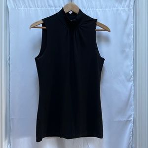Express Black Sleeveless Mock Turtleneck (L)